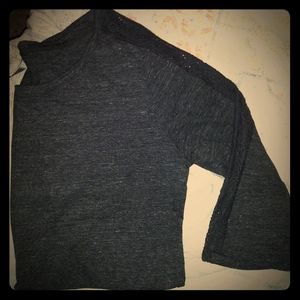 Brand New Grey Baseball Sleeve Womens T-shirt